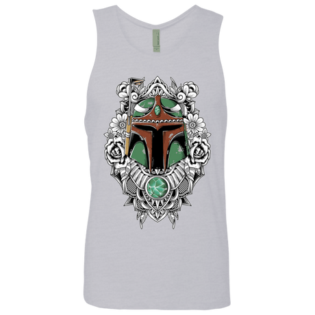 T-Shirts Heather Grey / S Mandalorian Warrior Men's Premium Tank Top