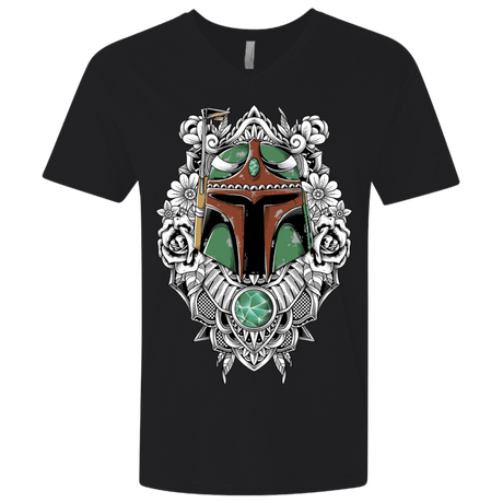 T-Shirts Black / X-Small Mandalorian Warrior Men's Premium V-Neck