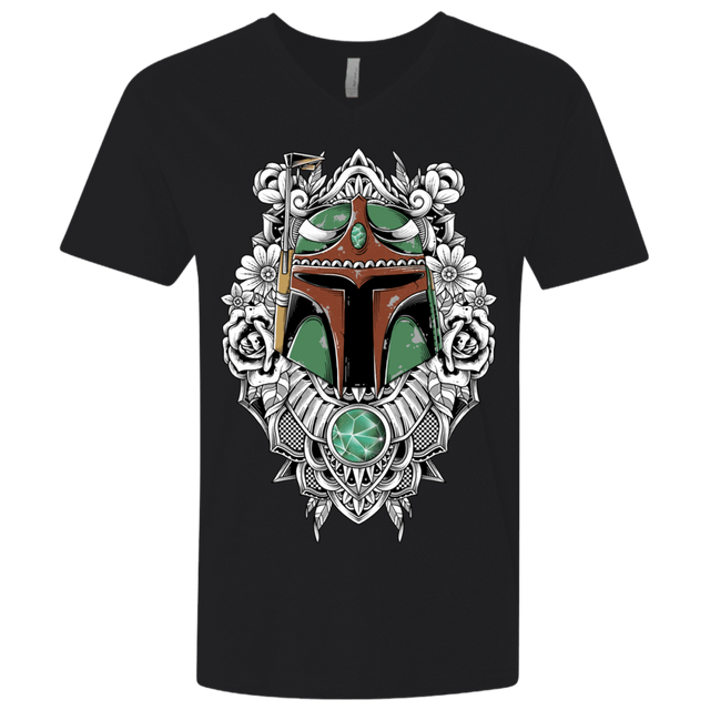 T-Shirts Black / X-Small Mandalorian Warrior Men's Premium V-Neck