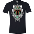 T-Shirts Black / X-Small Mandalorian Warrior Men's Semi-Fitted Softstyle