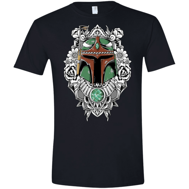 T-Shirts Black / X-Small Mandalorian Warrior Men's Semi-Fitted Softstyle