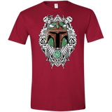 T-Shirts Cardinal Red / S Mandalorian Warrior Men's Semi-Fitted Softstyle
