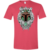 T-Shirts Heather Red / S Mandalorian Warrior Men's Semi-Fitted Softstyle