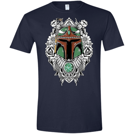 T-Shirts Navy / X-Small Mandalorian Warrior Men's Semi-Fitted Softstyle