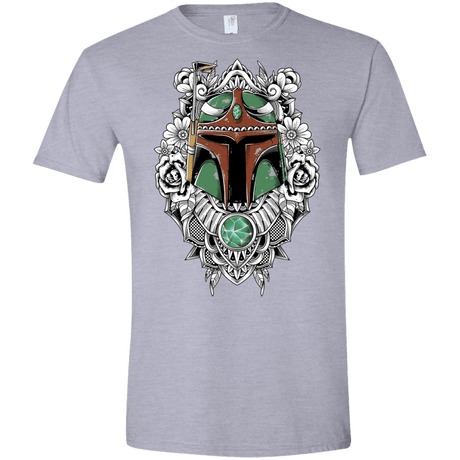 T-Shirts Sport Grey / X-Small Mandalorian Warrior Men's Semi-Fitted Softstyle