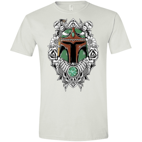 T-Shirts White / X-Small Mandalorian Warrior Men's Semi-Fitted Softstyle