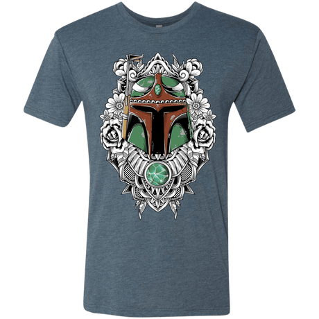 T-Shirts Indigo / S Mandalorian Warrior Men's Triblend T-Shirt
