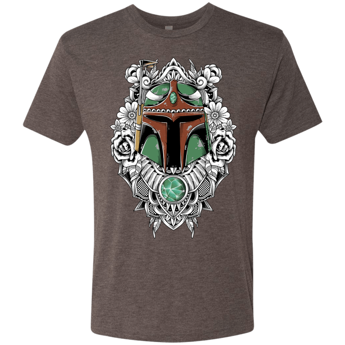 T-Shirts Macchiato / S Mandalorian Warrior Men's Triblend T-Shirt