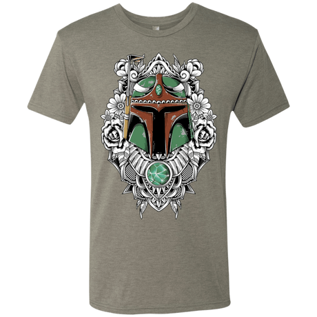 T-Shirts Venetian Grey / S Mandalorian Warrior Men's Triblend T-Shirt