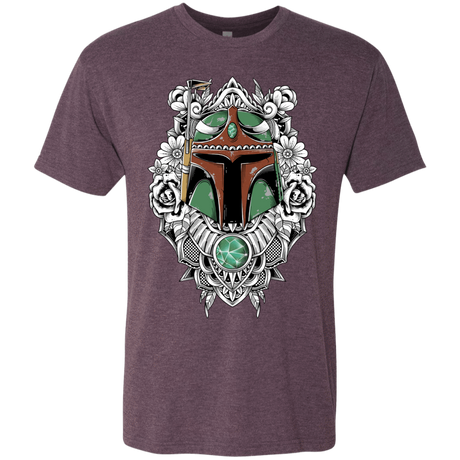 T-Shirts Vintage Purple / S Mandalorian Warrior Men's Triblend T-Shirt