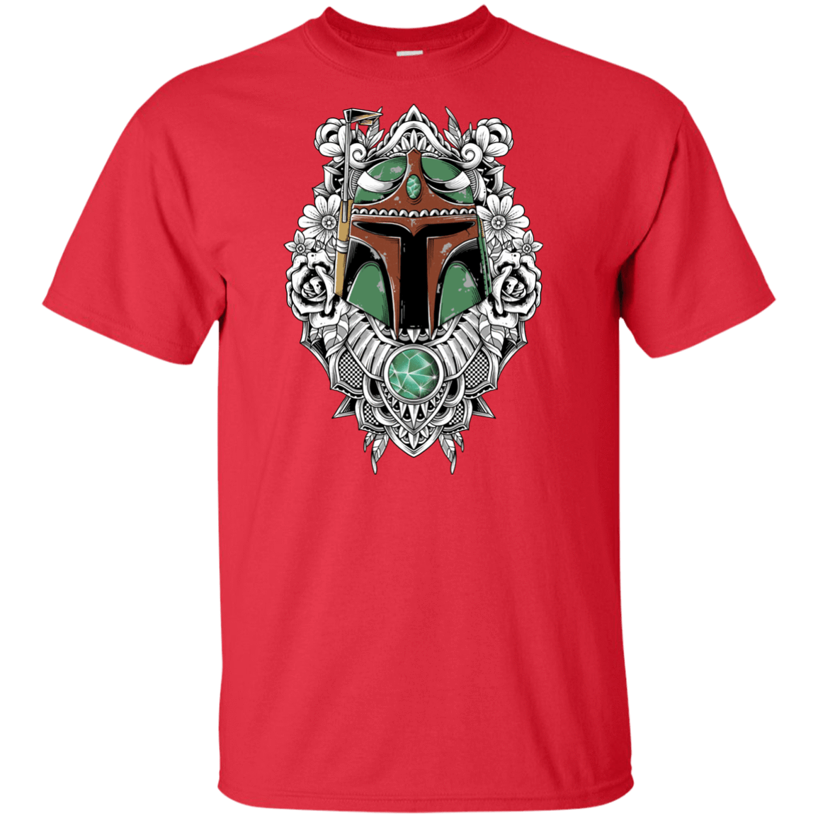 T-Shirts Red / XLT Mandalorian Warrior Tall T-Shirt