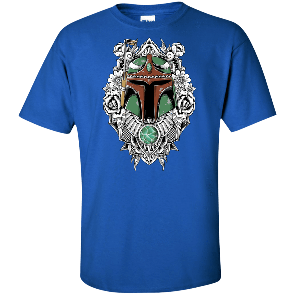 T-Shirts Royal / XLT Mandalorian Warrior Tall T-Shirt