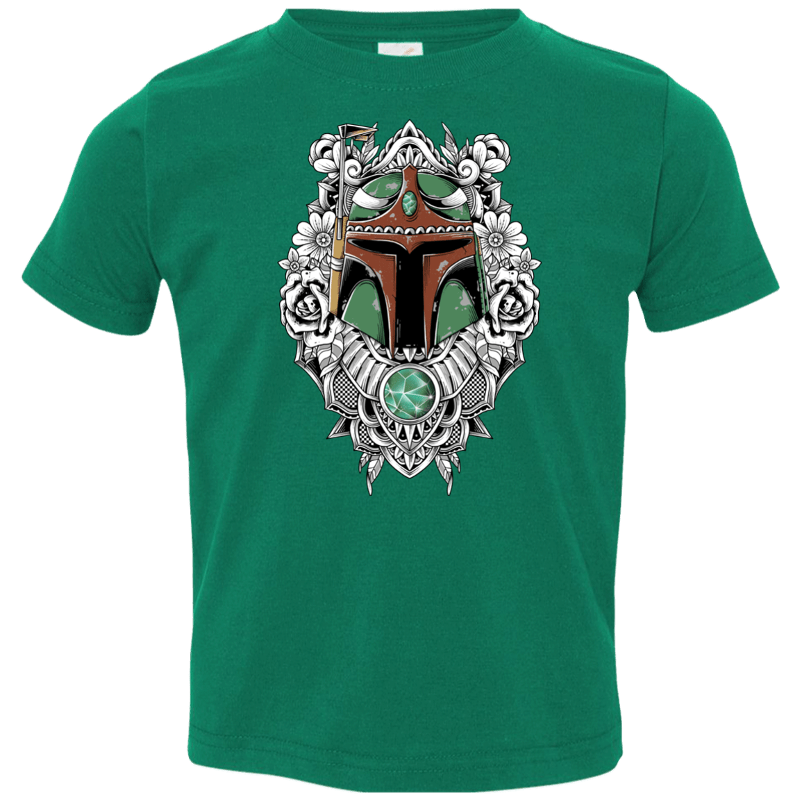 T-Shirts Kelly / 2T Mandalorian Warrior Toddler Premium T-Shirt