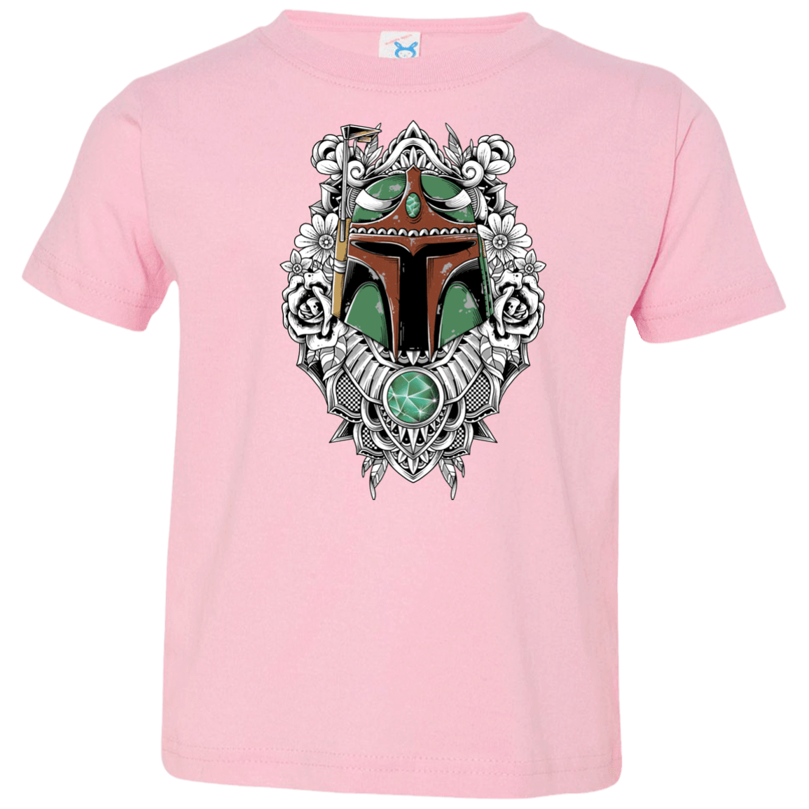 T-Shirts Pink / 2T Mandalorian Warrior Toddler Premium T-Shirt