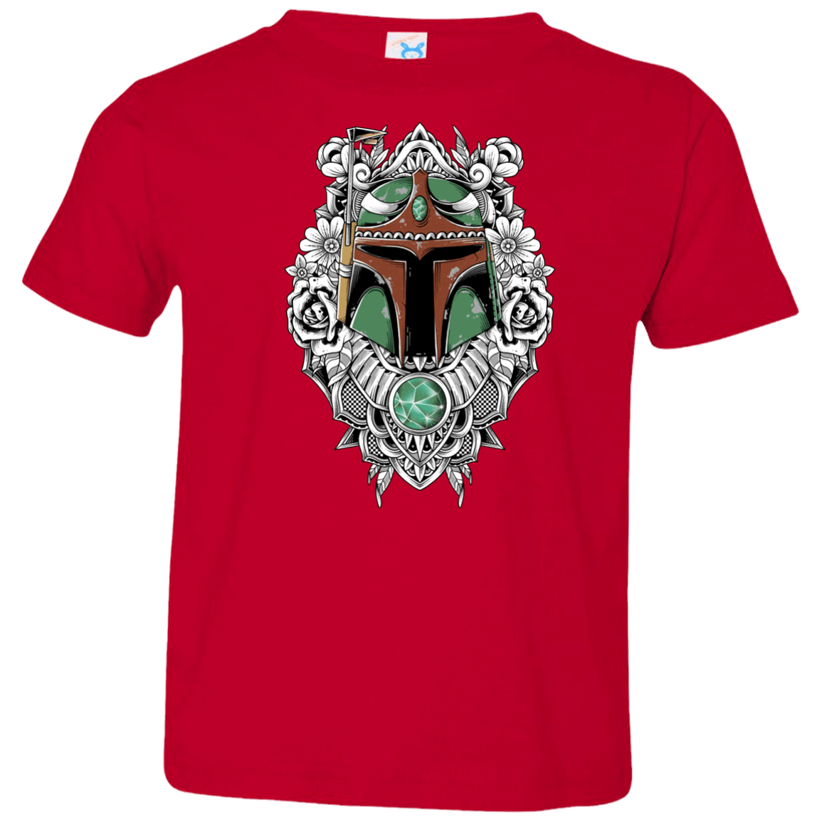 T-Shirts Red / 2T Mandalorian Warrior Toddler Premium T-Shirt