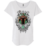 T-Shirts Heather White / X-Small Mandalorian Warrior Triblend Dolman Sleeve