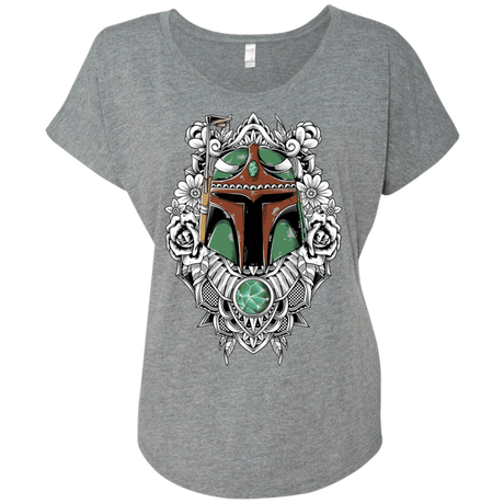 T-Shirts Premium Heather / X-Small Mandalorian Warrior Triblend Dolman Sleeve