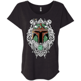 T-Shirts Vintage Black / X-Small Mandalorian Warrior Triblend Dolman Sleeve
