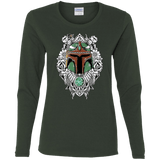 T-Shirts Forest / S Mandalorian Warrior Women's Long Sleeve T-Shirt