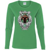 T-Shirts Irish Green / S Mandalorian Warrior Women's Long Sleeve T-Shirt