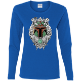 T-Shirts Royal / S Mandalorian Warrior Women's Long Sleeve T-Shirt