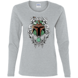 T-Shirts Sport Grey / S Mandalorian Warrior Women's Long Sleeve T-Shirt
