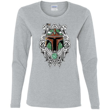 T-Shirts Sport Grey / S Mandalorian Warrior Women's Long Sleeve T-Shirt