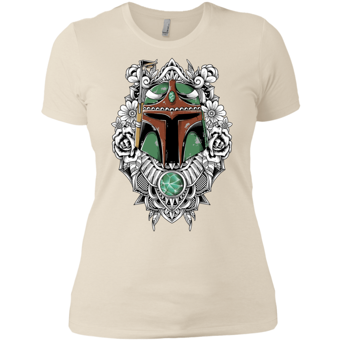 T-Shirts Ivory/ / X-Small Mandalorian Warrior Women's Premium T-Shirt