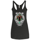 T-Shirts Vintage Black / X-Small Mandalorian Warrior Women's Triblend Racerback Tank