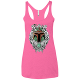 T-Shirts Vintage Pink / X-Small Mandalorian Warrior Women's Triblend Racerback Tank