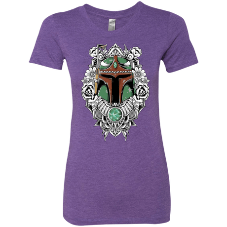 T-Shirts Purple Rush / S Mandalorian Warrior Women's Triblend T-Shirt