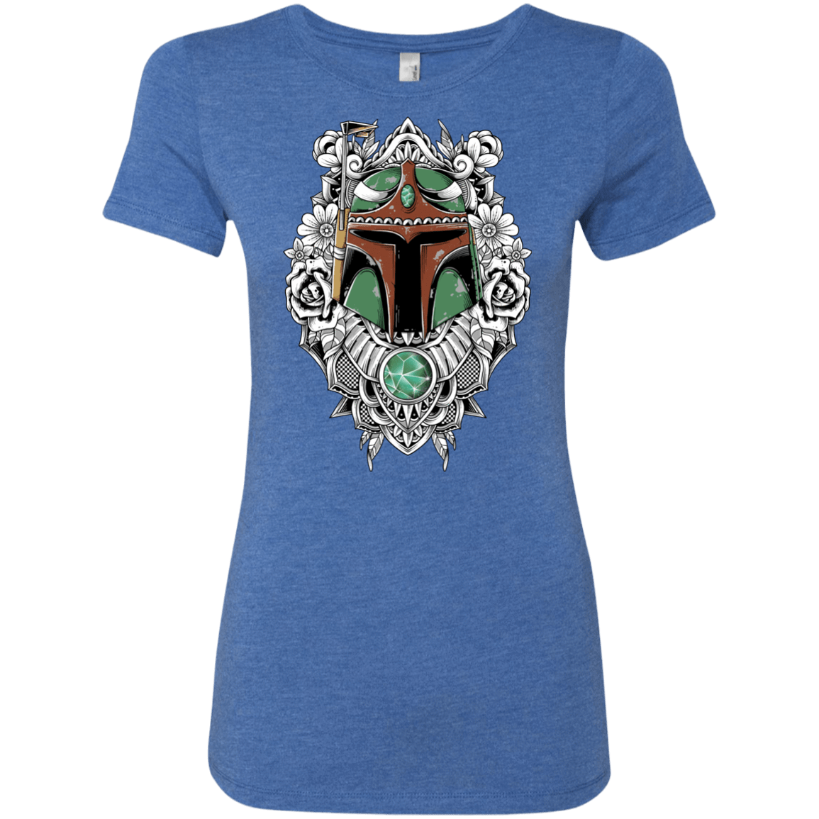 T-Shirts Vintage Royal / S Mandalorian Warrior Women's Triblend T-Shirt