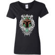 T-Shirts Black / S Mandalorian Warrior Women's V-Neck T-Shirt