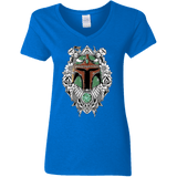 T-Shirts Royal / S Mandalorian Warrior Women's V-Neck T-Shirt