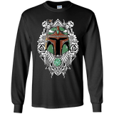 T-Shirts Black / YS Mandalorian Warrior Youth Long Sleeve T-Shirt