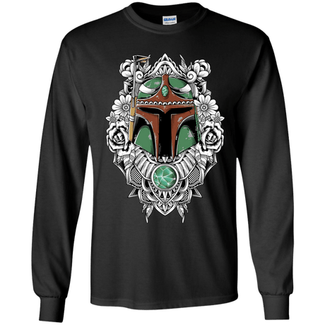 T-Shirts Black / YS Mandalorian Warrior Youth Long Sleeve T-Shirt