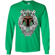 T-Shirts Irish Green / YS Mandalorian Warrior Youth Long Sleeve T-Shirt