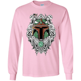 T-Shirts Light Pink / YS Mandalorian Warrior Youth Long Sleeve T-Shirt