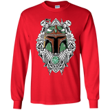 T-Shirts Red / YS Mandalorian Warrior Youth Long Sleeve T-Shirt