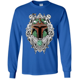 T-Shirts Royal / YS Mandalorian Warrior Youth Long Sleeve T-Shirt
