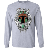 T-Shirts Sport Grey / YS Mandalorian Warrior Youth Long Sleeve T-Shirt