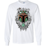 T-Shirts White / YS Mandalorian Warrior Youth Long Sleeve T-Shirt