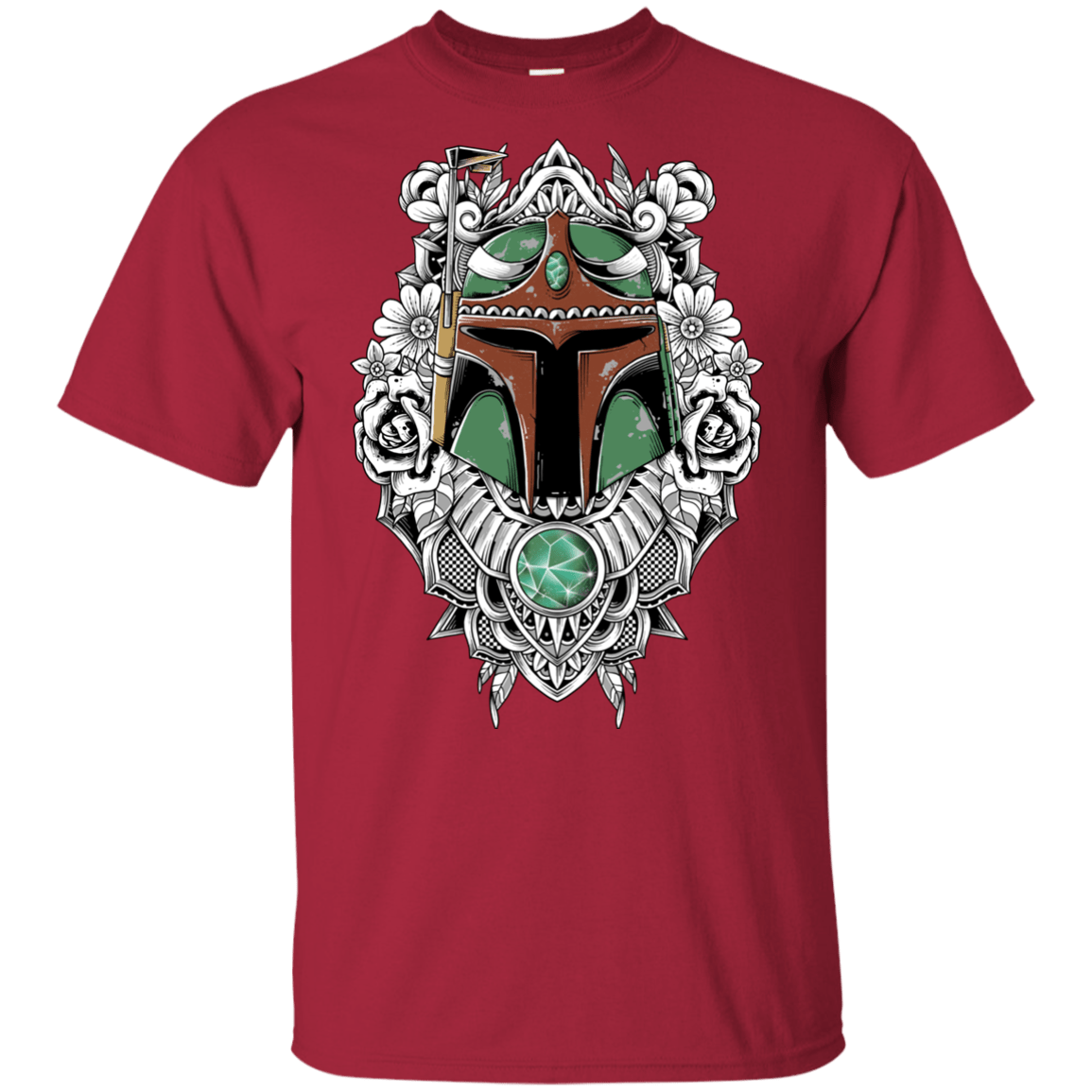 T-Shirts Cardinal / YXS Mandalorian Warrior Youth T-Shirt