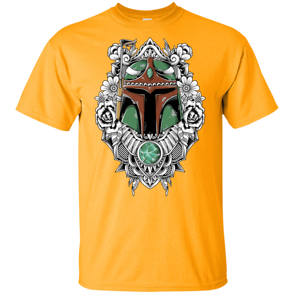 T-Shirts Gold / YXS Mandalorian Warrior Youth T-Shirt