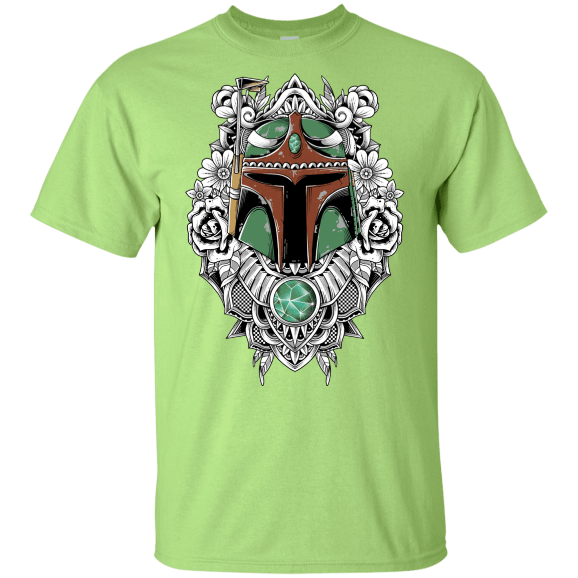 T-Shirts Mint Green / YXS Mandalorian Warrior Youth T-Shirt