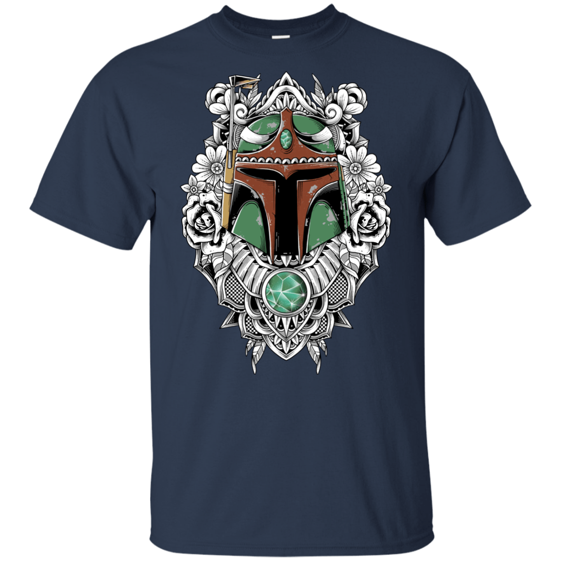 T-Shirts Navy / YXS Mandalorian Warrior Youth T-Shirt