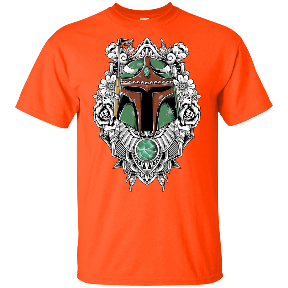 T-Shirts Orange / YXS Mandalorian Warrior Youth T-Shirt