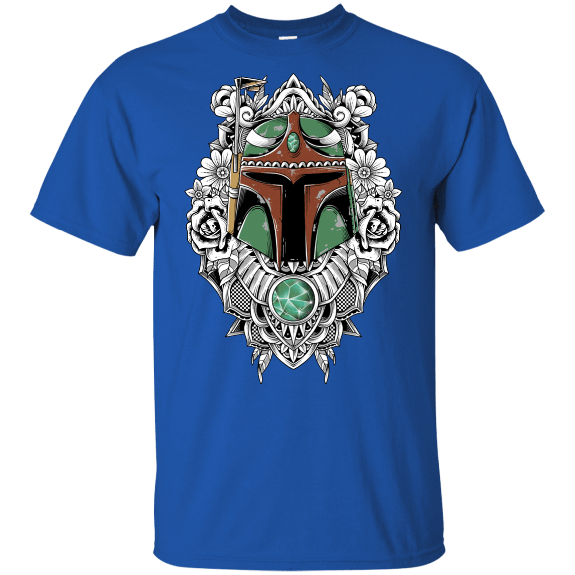 T-Shirts Royal / YXS Mandalorian Warrior Youth T-Shirt