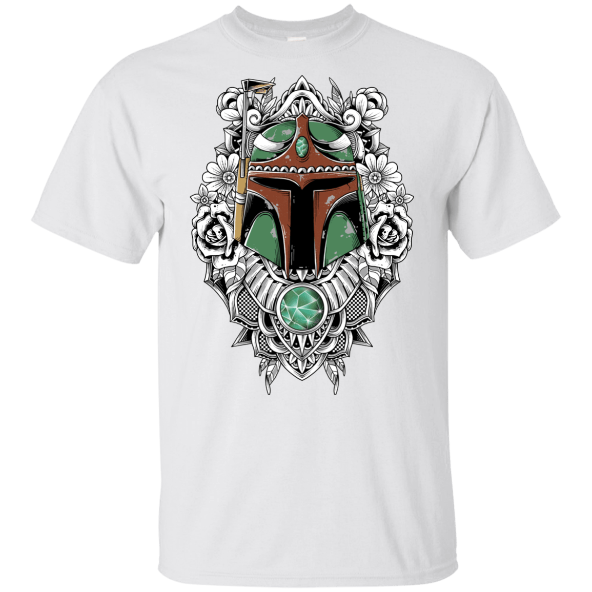 T-Shirts White / YXS Mandalorian Warrior Youth T-Shirt