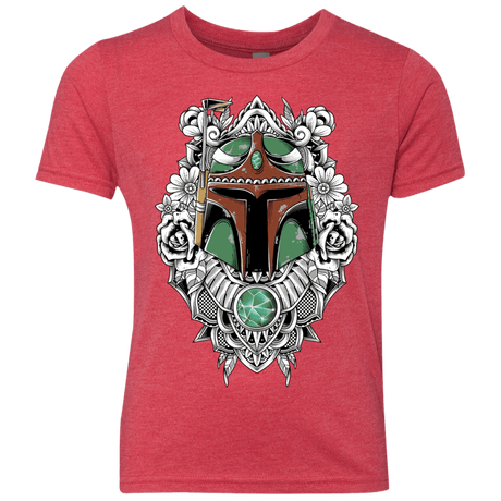 T-Shirts Vintage Red / YXS Mandalorian Warrior Youth Triblend T-Shirt